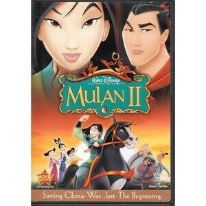 Disney Mulan II DVD 2005 Animated Family Movie Mushu FastPlay Special Features
